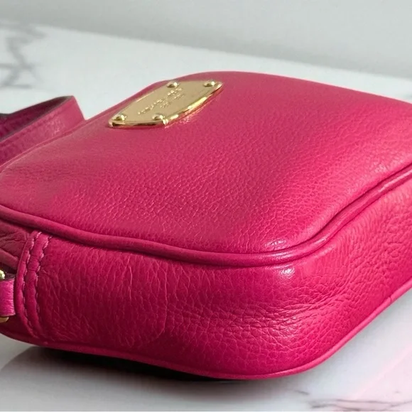 Authentic Michael Kors Leather Pink Gold Crossbody Bag